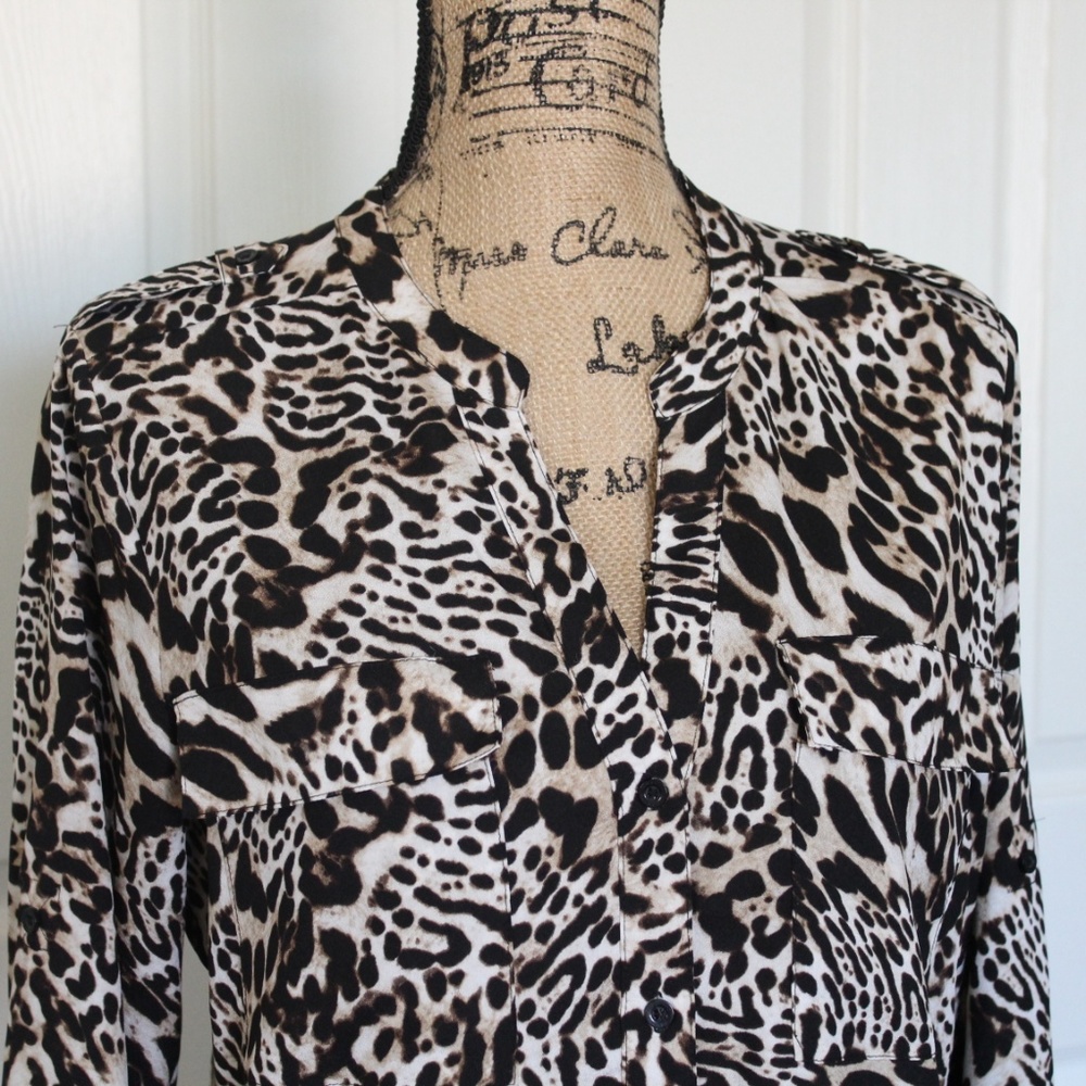Leopard Print Blouse